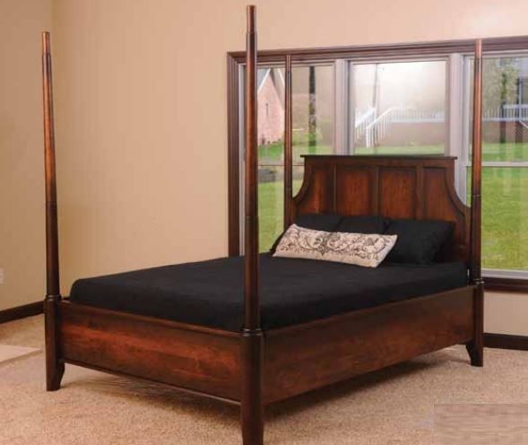 Urban Collections Hudson Pencil Post Bed-Asbury-0