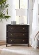 Hooker® Furniture Retreat Black Sand Pole Rattan Nightstand-4