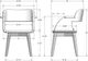 Amisco Customizable Solene Dining Arm Chair-2