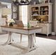 Liberty Furniture Farmhouse Reimagined 3-Piece Antique White/Chestnut Desk and Hutch Set-1