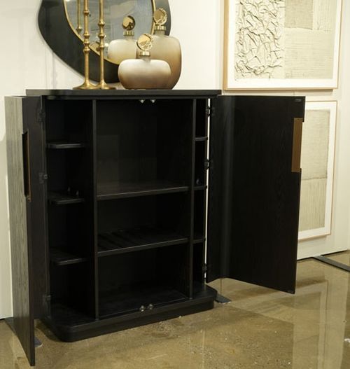 Signature Design by Ashley® Haldenwick Black Bar Cabinet-3
