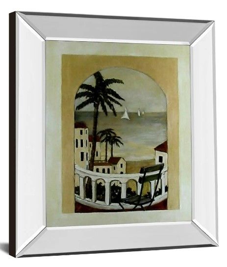 Classy Art Island Hideaway by Ruane Manning Framed Wall Art-1