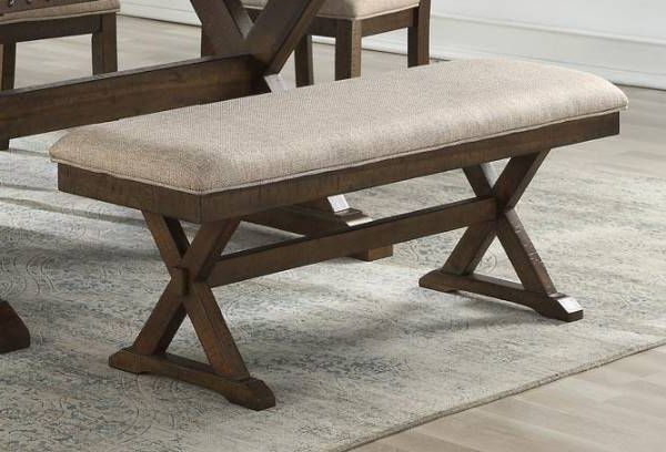 Urban Styles Furniture Whitney Tabbaco Dining Bench-0