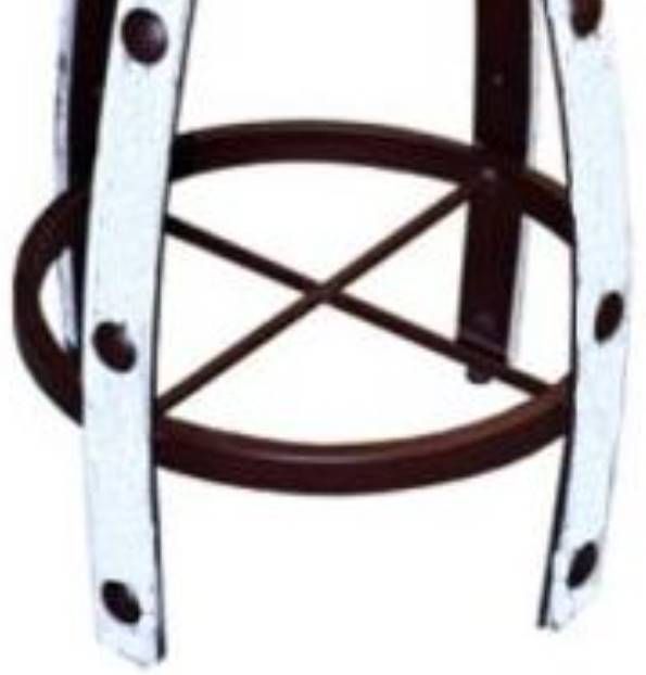 Million Dollar Rustic White Bar Stool-1