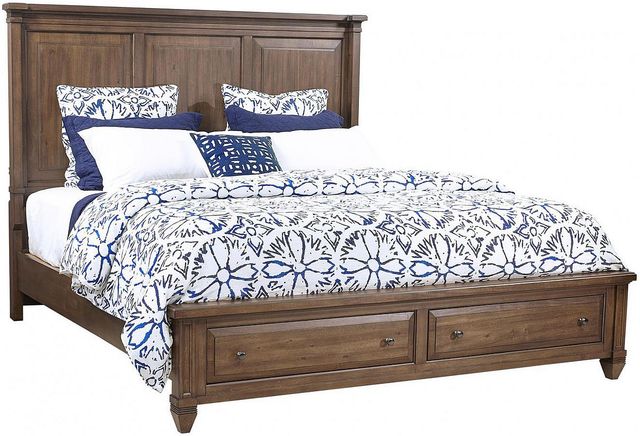 aspenhome® Thornton Sienna California King Panel Bed-0