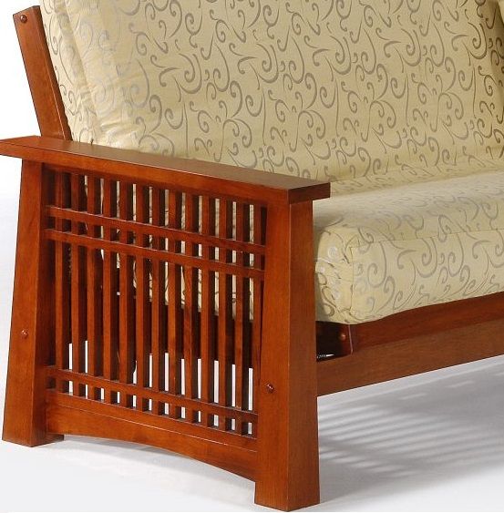 Night & Day Furniture™ Solstice Cherry Full Nesting Futon-1