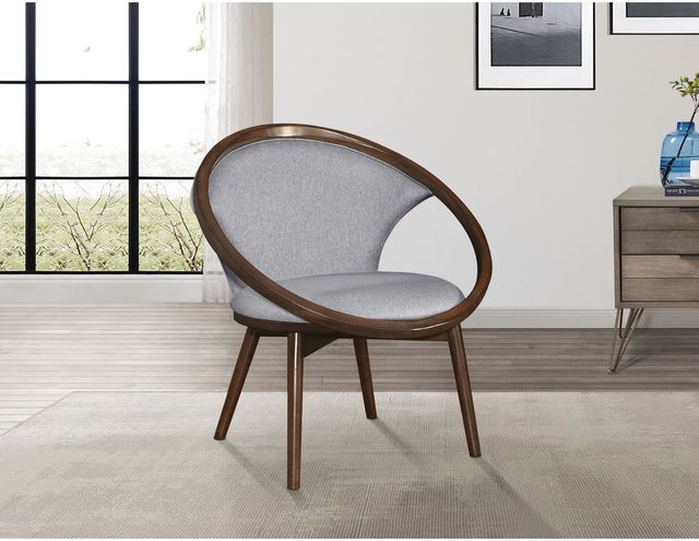 Mazin Furniture Lowery Gray Upholstered Accent Chair-3