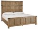 Signature Design by Ashley® Ridgester Light Brown California King Panel Bed-0