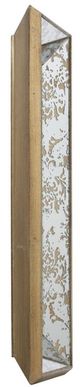 A & B Home Dorthea Gold Rectangular Hanging Mirror-2