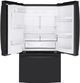 GE® 36" 22.1 Cu. Ft. Fingerprint Resistant Black Slate Counter Depth French Door Refrigerator-1