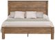 International Furniture Direct Olimpia Tequila King Platform Bed Footboard with Rails-4