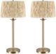 Crestview Collection Samara 2-Piece Tan Table Lamp Set-0