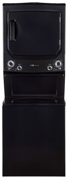 GE® Unitized Spacemaker 4.5 Cu. Ft. Washer, 5.9 Cu. Ft. Dryer Diamond Grey Stack Laundry