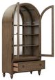 Liberty Furniture Americana Farmhouse Black/Dusty Taupe Arched Display Cabinet-5