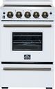 FORNO® Loiano Alta Qualita 24" White Freestanding Electric Range-0