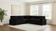 Coaster® Collins 5-Piece Black Modular Power Reclining Sectional-2