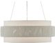 Currey & Company Rousham Beige/Sugar White Chandelier-1