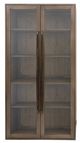YHD Kira Brown Large Exposure Cabinet-2