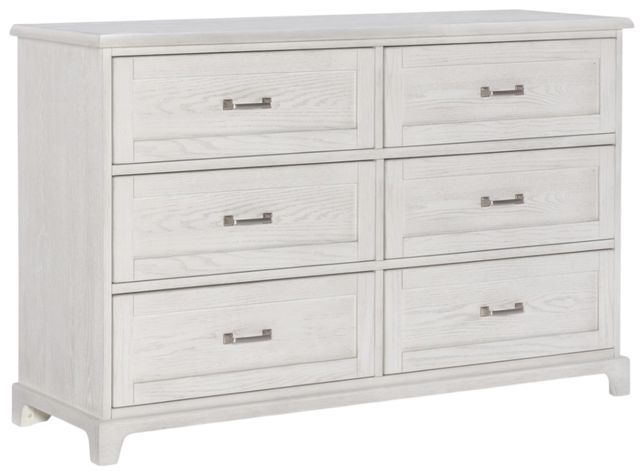Legacy Kids Teen Ashton Bleached Linen 6-Drawer Youth Dresser-0