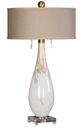 Uttermost® Cardoni Gloss White Table Lamp-0