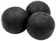 A & B Home 3-Piece Black Teak Decorative Orb Set-0