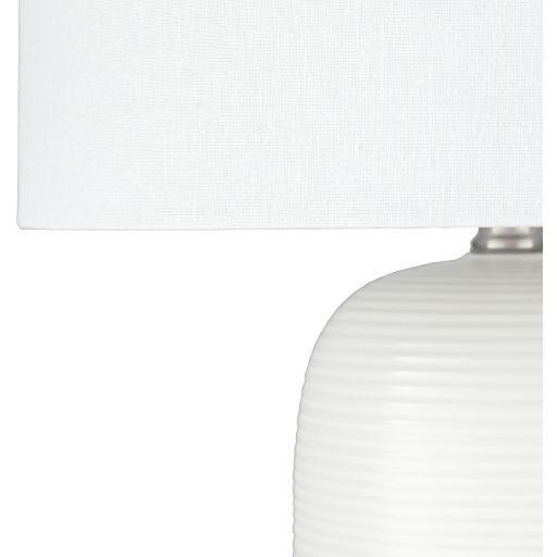 Surya Everly White Ceramic Table Lamp-2