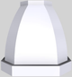 Vent-A-Hood® Designer Series 60" White Island Range Hood-1