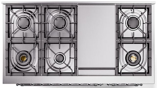 Ilve® Nostalgie II Series 48" Midnight Blue Pro Style Dual Fuel Range-2