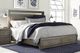 aspenhome® Modern Loft Greystone California King Panel Storage Bed-3