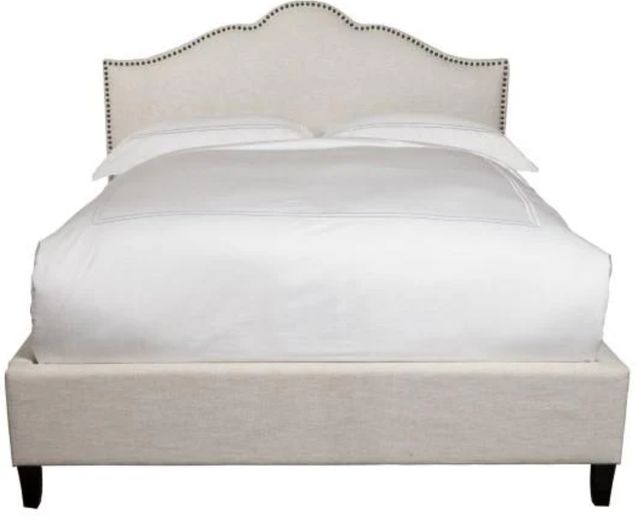 Parker House® Jamie Flour California King Upholstered Panel Bed-3