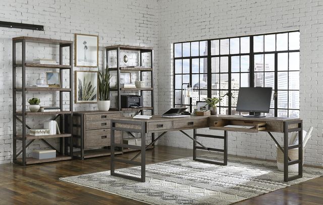 Aspenhome® Grayson Cinder Grey Reversible Desk Return-3