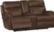 Bassett® Furniture Claremont Kobe Leather Loveseat with Console-1