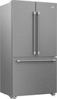 Beko 36 in. 20.5 Cu. Ft. Fingerprint-Free Stainless Steel Counter Depth French Door Refrigerator-4