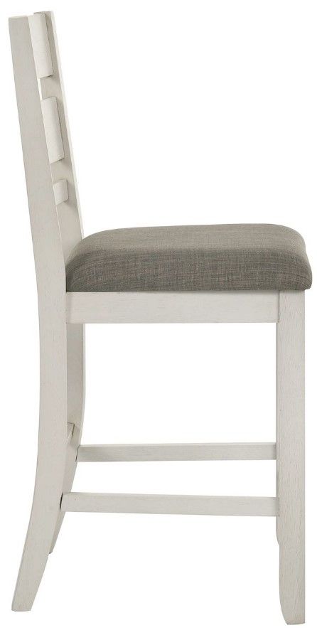 Liberty Furniture Brook Bay Gray/Textured White Counter Height Chair-3