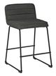 Signature Design by Ashley® Nerison 2-Piece Gray/Black Bar Stool Set-1