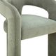TOV Furniture Malone Green Chenille Dining Chair-5