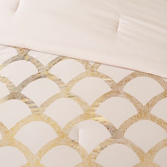Olliix by Intelligent Design Lorna Blush Twin Extra Large Comforter and Sheet Set-4