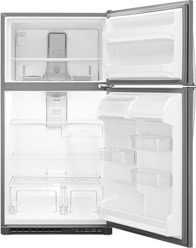 Whirlpool® 33 in. 20.5 Cu. Ft. Monochromatic Stainless Steel Top Freezer Refrigerator-1
