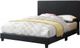 Titus Furniture Black King Upholstered Panel Bed-0