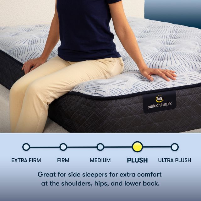 Serta® Perfect Sleeper® Blue Lagoon Nights 13.5" Wrapped Coil Plush Tight Top Queen Mattress-6