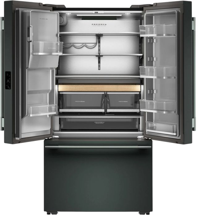KitchenAid® 36" 23.1 Cu. Ft. Juniper Counter Depth French Door Refrigerator with Intelligent Auto Fill-1