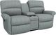 La-Z-Boy® Robin Indigo Manual Reclining Loveseat with Console-0