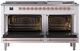 Ilve® Nostalgie II Series 60" Custom RAL Color Pro Style Dual Fuel Range-1