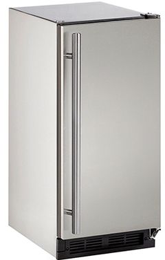 U-Line Outdoor Series 15" Outdoor Crescent Ice Machine-Stainless Steel
