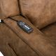 New Classic® Home Furnishings Kyra Saddle Power Auto Glider Recliner with Power Headrest and Footrest-5
