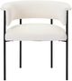 TOV Furniture Taylor Black/Off-White Dining Chair-3