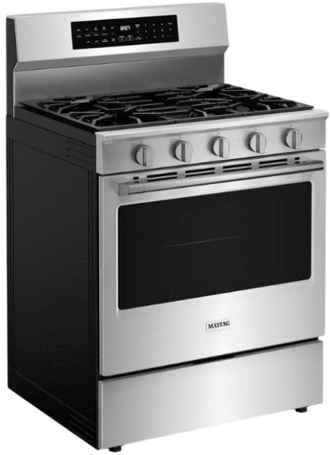 Maytag® 30" Fingerprint Resistant Stainless Steel Freestanding Gas Range-2