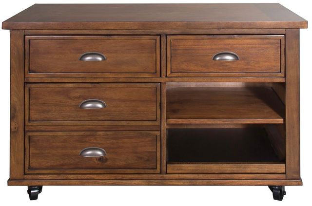 Liberty Furniture Arlington House Cobblestone Brown Credenza-1