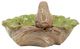 A & B Home Green Outdoor Ceramic Leaf Water Fountain-3