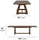 Flexsteel® Bellevue Whiskey Brown Rectangular Dining Table-2